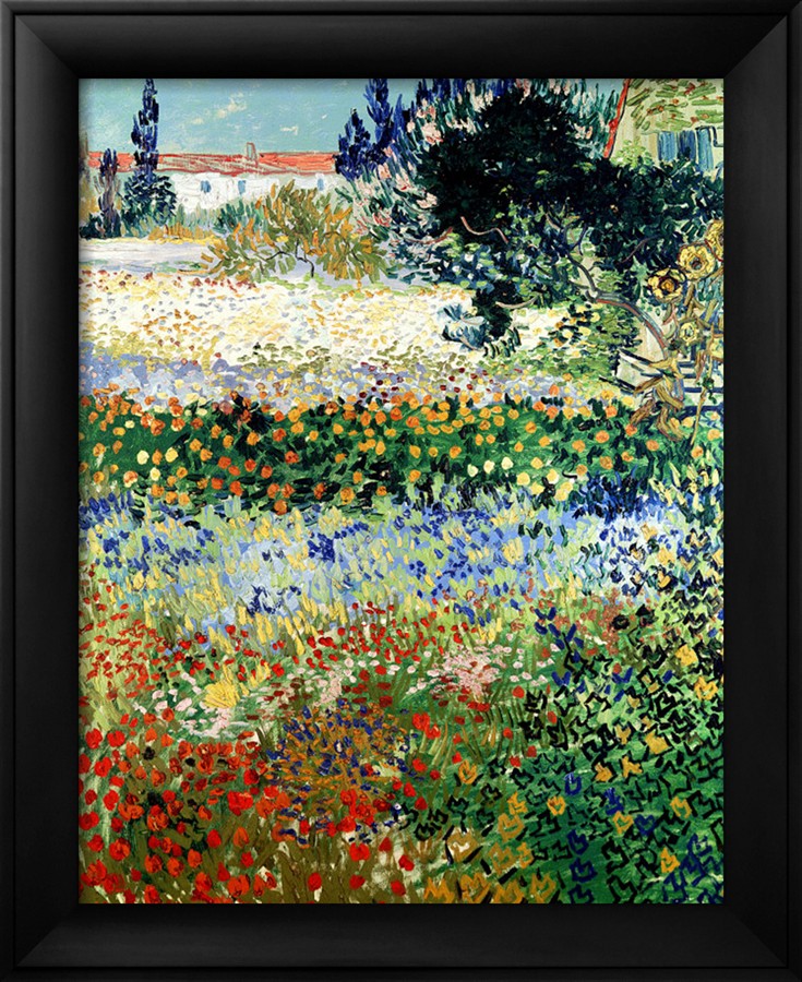 Garden in Bloom, Arles - Van Gogh Painting On Canvas